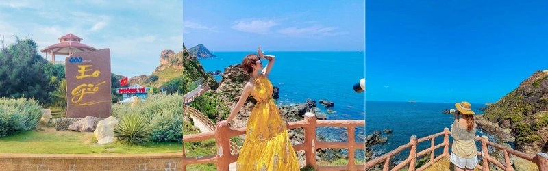 Ngắm biển bao la tại Eo Gió