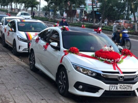 Dịch vụ thuê xe rước dâu cưới hỏi uy tín Quy Nhơn
