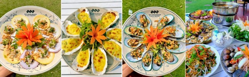 Thưởng thức bữa tối hải sản làng chài